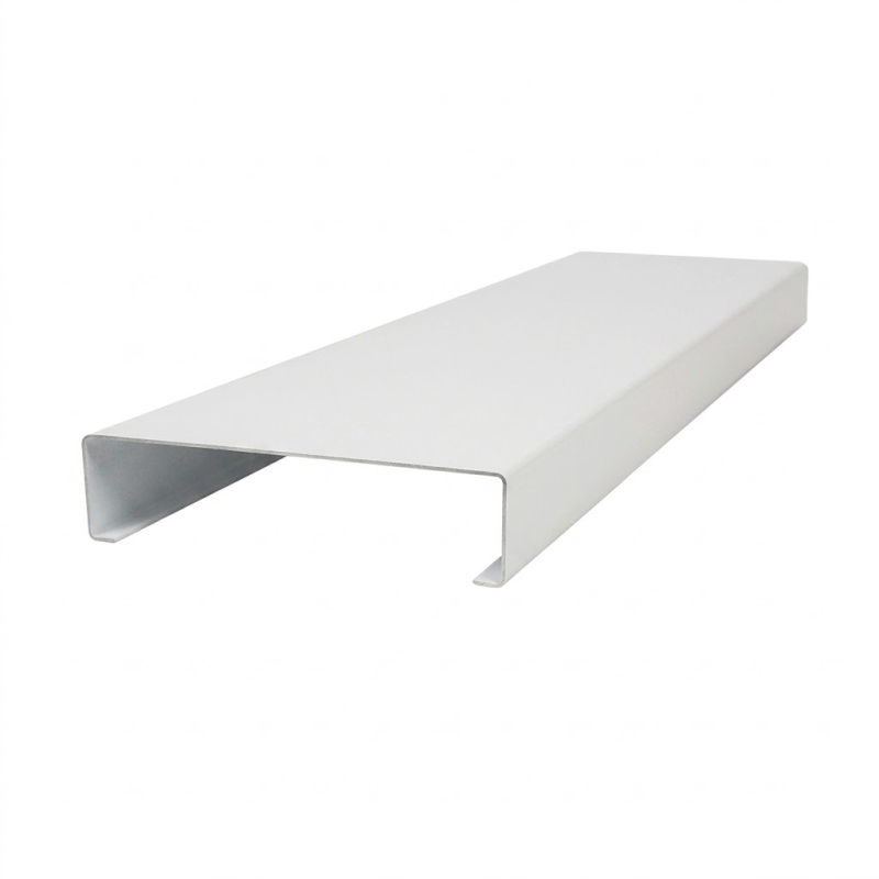 Albardilla de aluminio 250mm - Modelo 1 Albardilla de aluminio 250mm - Modelo 1
