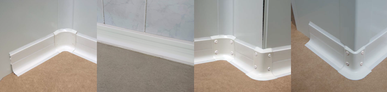 Rodapié en perfil de PVC | Remates duraderos y estéticos - Alubama